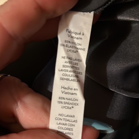 Alo Yoga High-Waist Shine Legging in Anthracite Shine nwot - Picture 8 of 8